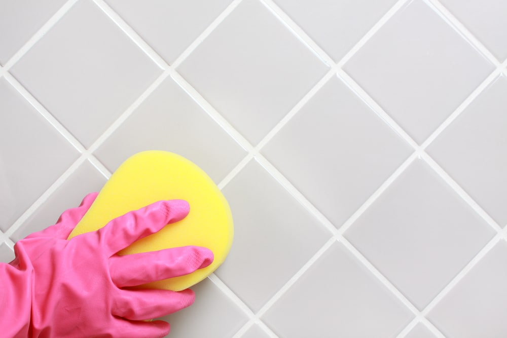 Cleaning up the grout